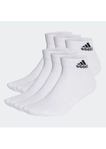 Herren Funktionssocken "CUSHIONED SPORTSWEAR ANKLE SOCKEN, 6 PAAR", adidas Performance, Gr. XXL, schwarz-weiß, Obermaterial: 62% Baumwolle, 34%