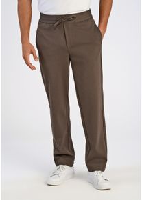 LINDBERGH Herren Stoffhose "LINDBERGH Stoffhose", grün, Gr. L, Oberstoff: 75% Polyester, 22% Viskose, 3% Elasthan, Hosen