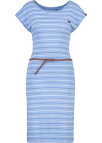 alife and kickin ALIFE & KICKIN Damen Sommerkleid "Damen ElliAK Z", blau, Gr. L, 65% Baumwolle 35% Polyester, Kleider