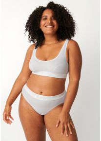 Sloggi Damen Bustier "Double Comfort Top", Gr. 36, weiß, Single Jersey, Obermaterial: 95% Baumwolle, 5% Elasthan. Futter: 86% Baumwolle, 14%