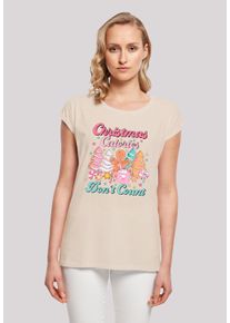 F4NT4STIC Damen T-Shirt "Weihnachten Dont Count Candy", weiß, casual, Gr. XXXL, Obermaterial: 100% Baumwolle, Shirts, Premium Qualität,