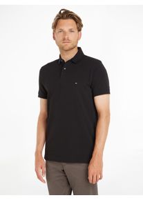 Tommy Hilfiger Herren Poloshirt "1985 REGULAR POLO", schwarz, Basic, Gr. XXXL, Piquu00e9, Obermaterial: 97% Baumwolle, 3% Elasthan, Shirts, aus