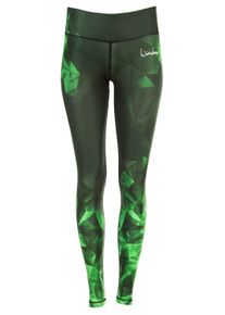 WINSHAPE Damen Leggings "AEL102-Brilliant", grün, Gr. XXL, 80% Polyester, 20% Elasthan, Hosen, mit leichtem Kompressionseffekt