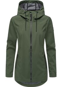 Ragwear Damen Kurzmantel "Zuzka Sport", grün, Basic, Gr. XXL, Obermaterial: 100% Polyester, Innenfutter: 100% Polyester, Mäntel, Wasserdichter kurzer