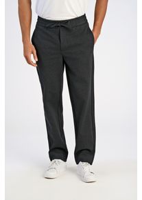 LINDBERGH Herren Jogginghose, grau, casual, Gr. XL, unifarben, Web, Obermaterial: 75% Polyester, 22% Viskose, 3% Elasthan, Hosen, mit elastischem