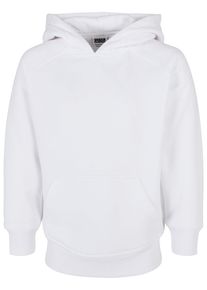 Urban Classics Jungen Hoodie "Urban Classics Herren Boys Blank Hoody", weiß, Gr. 122, unifarben, 65% Baumwolle, 35% Polyester, Sweatshirts