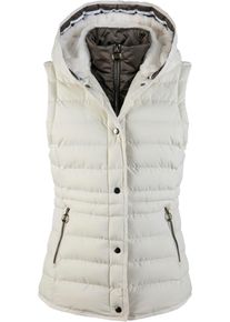 LPO Damen Steppweste "GILMOUR VEST Women", weiß, casual, Gr. 42, 100% Polyester, Westen, mit fester Kapuze