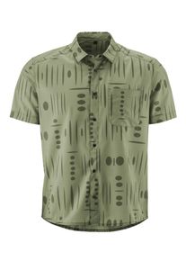 Gonso Herren Radtrikot "Adventure Shirt M", grün, Gr. L, 94% Polyester, 6% Elasthan, Trikots, Atmungsaktiv, schnell trocknend