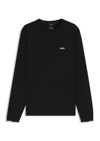 BOSS Green Herren Rundhalspullover "K Ever-X CN", schwarz, casual, Gr. XL, unifarben, Strick, Obermaterial: 100% Baumwolle, Pullover, mit