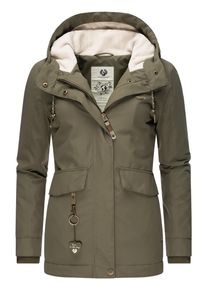 Ragwear Damen Winterjacke "Jazmin Intl.", grün, casual, Gr. XL, Obermaterial: 100% Polyester, Futter: 100% Polyester (recycelt), Wattierung: 100%
