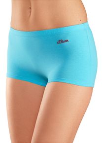 s.Oliver Damen Panty, Gr. 32, grün, Jersey, Obermaterial: 90% Baumwolle, 10% Elasthan (LYCRA), unifarben, Unterhosen, aus elastischer