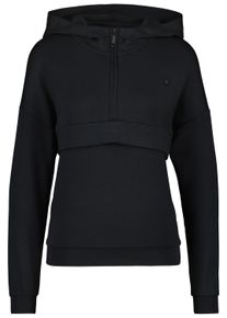 alife and kickin ALIFE & KICKIN Damen Kapuzensweatshirt "Damen MajviAK T", schwarz, Gr. S, 55% Viskose 39% Recycled Polyester 6% Elastan, Sweatshirts, Oversize Hoodie