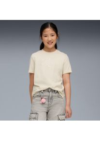 Puma Kinder T-Shirt "ESS SCRIPT TEE G", weiß, sportlich, Gr. 152, bedruckt, Jersey, Obermaterial: 100% Baumwolle, Shirts