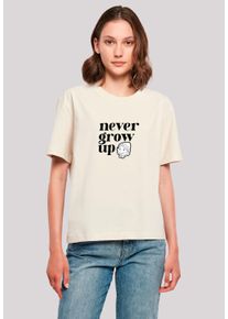 F4NT4STIC Damen T-Shirt "Heroes of Childhood Pinocchio Never Grow Up", weiß, casual, Gr. XXL, Obermaterial: 100% Baumwolle, Shirts, Retro, Heroes of