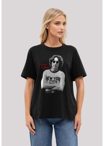 F4NT4STIC Damen T-Shirt "John Lennon", schwarz, casual, Gr. S, Obermaterial: 100% Baumwolle, Shirts, Streetwear Fashion