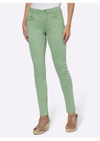 Heine Damen Bequeme Jeans, grün, Gr. 34, unifarben, 98% Baumwolle, 2% Elasthan, Jeans