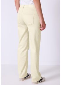Damen Comfort-fit-Jeans, weiß, casual, Gr. 32, STREET ONE STUDIO, unifarben, Jeans, 55% Baumwolle, 21% Polyester, 14% Lyocell, 9% Viskose, 1%