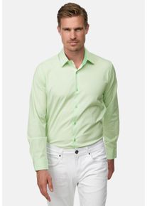 Rusty Neal Herren Langarmhemd, grün, casual, Gr. XXL, mehrfarbig, 60% Baumwolle, 37% Polyester, 3% Elasthan, Hemden, mit farblich abgesetztem