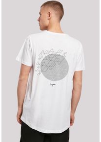 F4NT4STIC Herren T-Shirt "Geometrics Grau", weiß, casual, Gr. XXL, Obermaterial: 100% Baumwolle, Shirts, Print