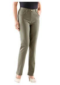CLASSIC Damen Bequeme Jeans, grün, Gr. 36, unifarben, 98% Baumwolle, 2% Elasthan, Jeans