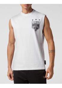 Plein Sport Herren T-Shirt "Tiger", schwarz-weiß, Gr. XL, Obermaterial: 100% Baumwolle, Shirts