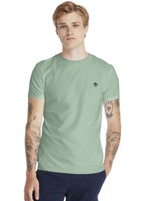 Timberland Herren T-Shirt "DUNSTAN RIVER Short Sleeve Tee", grün, sportlich, Gr. S, Single Jersey, Obermaterial: 100% Baumwolle, Shirts