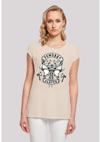 F4NT4STIC Damen T-Shirt "Stranger Things Demobat Slayer", weiß, casual, Gr. XS, Obermaterial: 100% Baumwolle, Shirts, Premium Qualität
