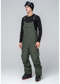 BULA Herren Skihose "LIFTIE", grün, sportlich, Gr. S, unifarben, 100% Polyester, Hosen, in wasserdichter Qualität