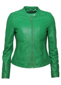 Maze Damen Lederjacke "42023007", grün, Gr. L, Obermaterial: 100% Lammleder / Innenfutter: 100% Polyester/ Ärmelfutter: 100% Polyester, Jacken