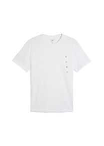 Puma Herren Trainingsshirt "TAD TECH Triblend T-Shirt Herren", weiß, Gr. XXL, 50% Polyester, 25% Baumwolle, 25% Viskose, Shirts