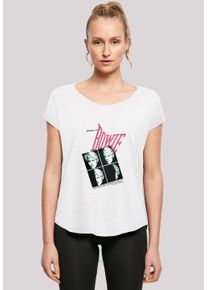 F4NT4STIC Damen T-Shirt "David Bowie Serious Moonlight Tour 83", weiß, casual, Gr. XXL, Obermaterial: 100% Baumwolle, Shirts, Print
