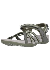 CRUZ Damen Sandale "Aarhus", Gr. 42, grün, Polyurethane, casual, Schuhe, mit praktischem Klettverschluss