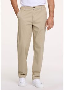 LINDBERGH Herren Chinos "LINDBERGH Chino", beige, Gr. XL, Oberstoff: 98% Baumwolle, 2% Elasthan, Hosen