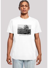 F4NT4STIC Herren T-Shirt "DC Comics Superhelden Batman TV Serie Batmobile", weiß, casual, Gr. L, Obermaterial: 100% Baumwolle, Shirts, Print