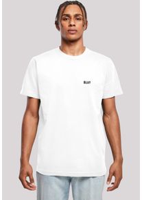 F4NT4STIC Herren T-Shirt "Slay", weiß, casual, Gr. XXL, Obermaterial: 100% Baumwolle, Shirts, Jugendwort 2022, slang