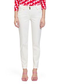Betty Barclay Damen Stoffhose "Betty Barclay Casual-Hose Slim Fit", weiß, modisch, Gr. 48, Denim/Jeans, Obermaterial: 97% Baumwolle, 3% Elasthan.,