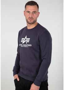 Herren Sweater "Alpha Industries Men - Sweatshirts Basic Sweatshirt BL", blau, Gr. XXL, Alpha Industries, Obermaterial: 80% Baumwolle, 20% Polyester,