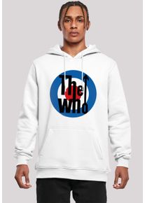 F4NT4STIC Herren Kapuzenpullover "The Who Target Classic", weiß, casual, Gr. XL, Obermaterial: 65% Baumwolle, 35% Polyester, Pullover, Premium