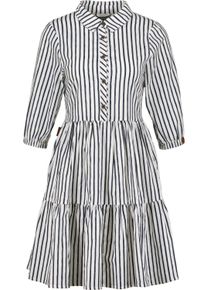 alife and kickin ALIFE & KICKIN Damen Blusenkleid "Damen SalomeAK D", weiß, Gr. XXL, 100% Leinen, Kleider