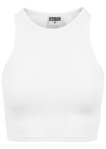 Urban Classics Herren Muskelshirt "Urban Classics Damen Ladies Cropped Rib Top", weiß, casual, Gr. XXXL, unifarben, 97% Baumwolle, 3% Elasthan, Shirts