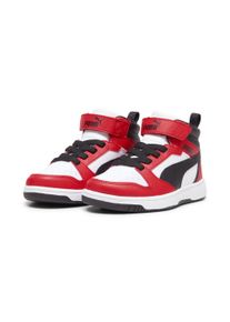 Puma Kinder Sneaker "Rebound V6 Mid Sneakers Kinder", Gr. 32, rot, Obermaterial: Synthetik, Textil; Futter: Textil; Innensohle: Textil; Laufsohle: