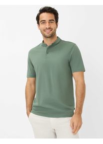 Brax Herren Poloshirt "Style PELE", grün, Gr. S, 65% Baumwolle, 35% Polyester, Shirts