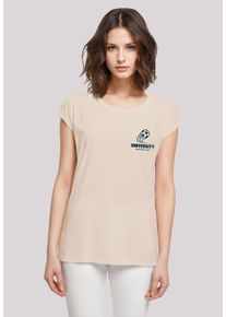 F4NT4STIC Damen T-Shirt "University Soccer Club Classic Minimalist", weiß, casual, Gr. S, Obermaterial: 100% Baumwolle, Shirts, Premium Qualität