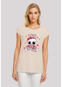 F4NT4STIC Damen T-Shirt "Anti Valentinstag LOVE is in the air", weiß, casual, Gr. XXXL, Obermaterial: 100% Baumwolle, Shirts, Premium Qualität