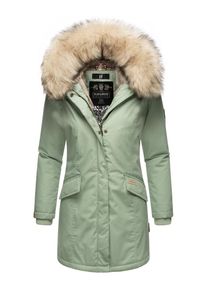 Navahoo Damen Wintermantel "Cristal", grün, modisch, Gr. S, Oberstoff: 65% Polyester, 35% Baumwolle, Futter: 100% Polyester, Wattierung: 100%