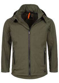 Herren Softshelljacke "ASBasiri", grün, Gr. XXXL, Alessandro Salvarini, Obermaterial: 96% Polyester, 4% Elasthan; Innenmaterial: 100% Polyester,