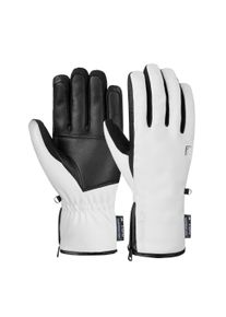 Reusch Damen Skihandschuhe "TIFFANY R-TEX XT", schwarz-weiß, feminin, Gr. 8, mehrfarbig, 88% Polyamid, 8% Ziegenleder, 4% Elasthan, Handschuhe, mit