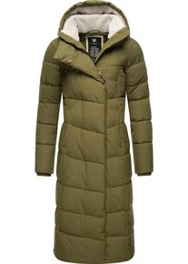 Ragwear Damen Steppmantel "Pavla Extralong", grün, modisch, Gr. XXXL, Oberstoff: 100% Polyester, Futter: 100% Polyester, Wattierung: 100% Polyester,
