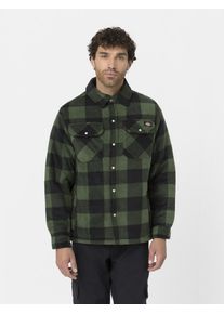 Dickies Herren Funktionshemd "Dickies Workwear Hemden PORTLAND SHIRT", grün, Gr. XL, Obermaterial: 100% Polyester; Futter: 100% Polyester; Füllung:
