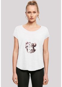 F4NT4STIC Damen T-Shirt "Niedliches Goth Skelett Herz Seifenblasen", weiß, casual, Gr. XL, Obermaterial: 100% Baumwolle, Shirts, Premium Qualität